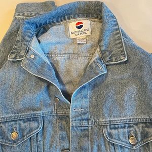 Vintage 90’s Pepsi Denim jacket size L never worn